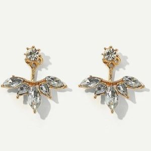 🆕mystic blue stone swing jacket earring